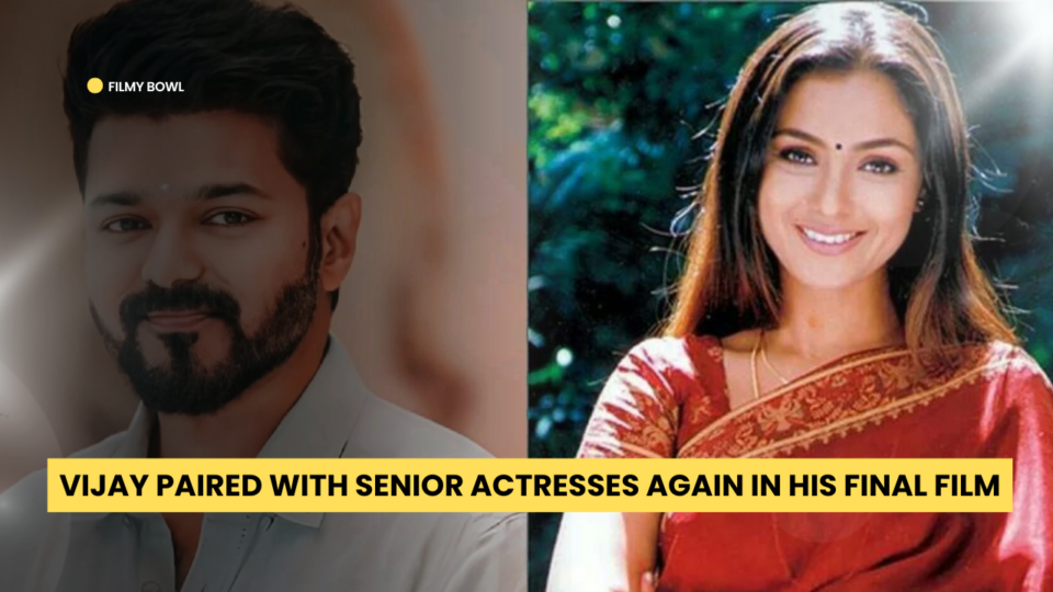 Vijay Paired with Senior Actresses Again in His Final Film