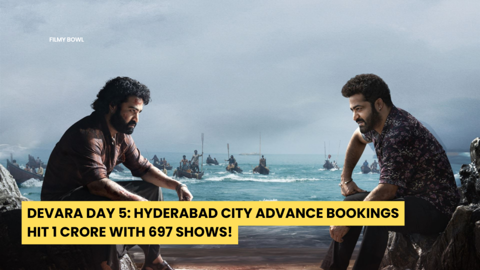 Devara Day 5: Hyderabad City Advance Bookings Hit 1 Crore with 697 Shows!