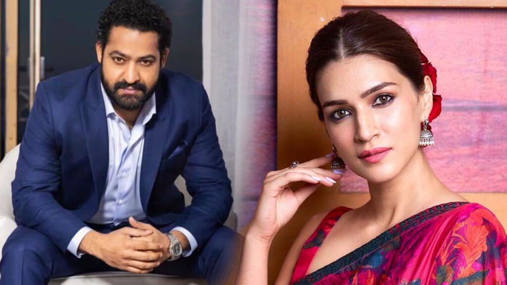 NTR and Kriti Sanon are on the same screen