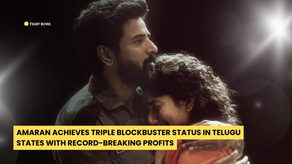 Amaran Achieves Triple Blockbuster Status in Telugu States with Record-Breaking Profits