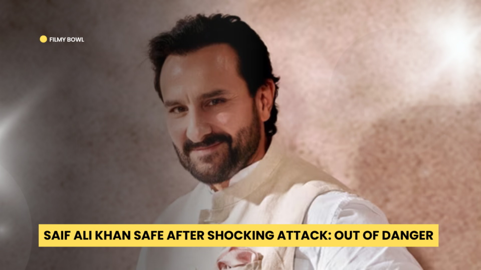 Saif Ali Khan Safe After Shocking Attack: Out of Danger