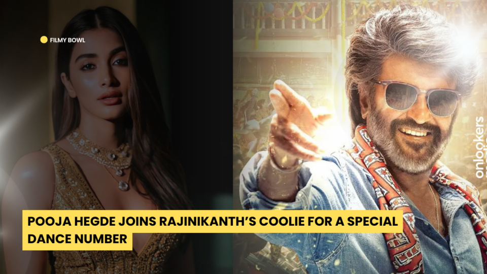 Pooja Hegde Joins Rajinikanth’s Coolie for a Special Dance Number