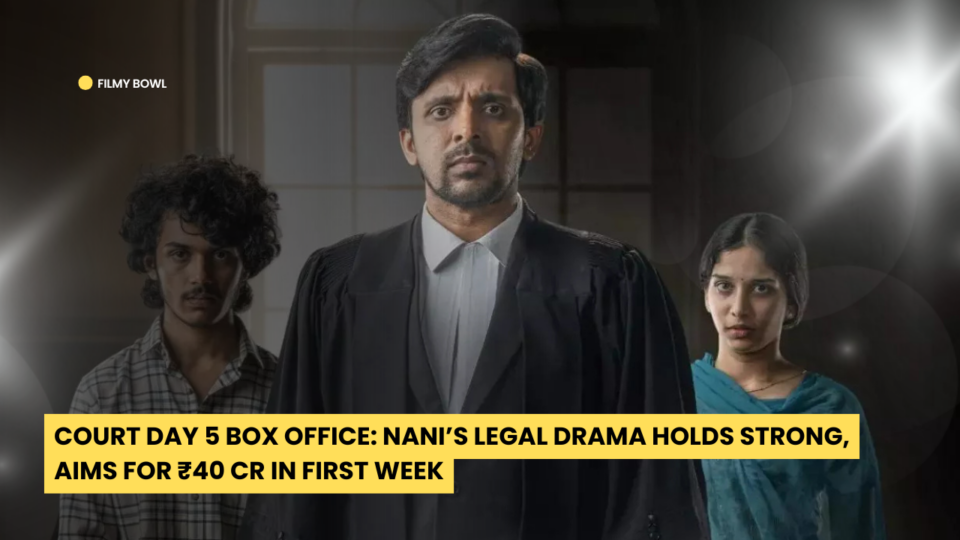 Court Day 5 Box Office: Nani’s Legal Drama Holds Strong, Aims for ₹40 Cr in First Week