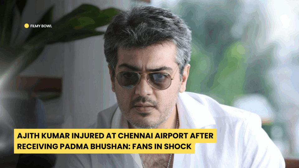 Ajith Kumar Injured at Chennai Airport After Receiving Padma Bhushan: Fans in Shock