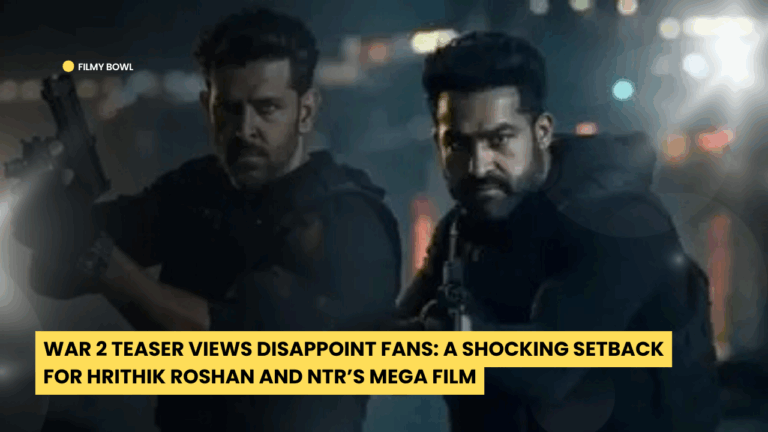 War 2 Teaser Views Disappoint Fans: A Shocking Setback for Hrithik Roshan and NTR’s Mega Film
