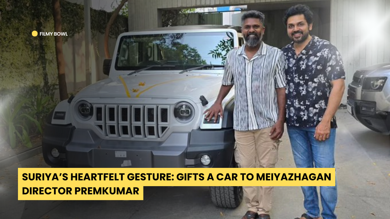 Suriya’s Heartfelt Gesture: Gifts a Car to Meiyazhagan Director Premkumar