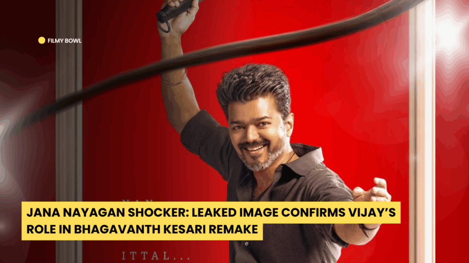 Jana Nayagan Shocker: Leaked Image Confirms Vijay’s Role in Bhagavanth Kesari Remake
